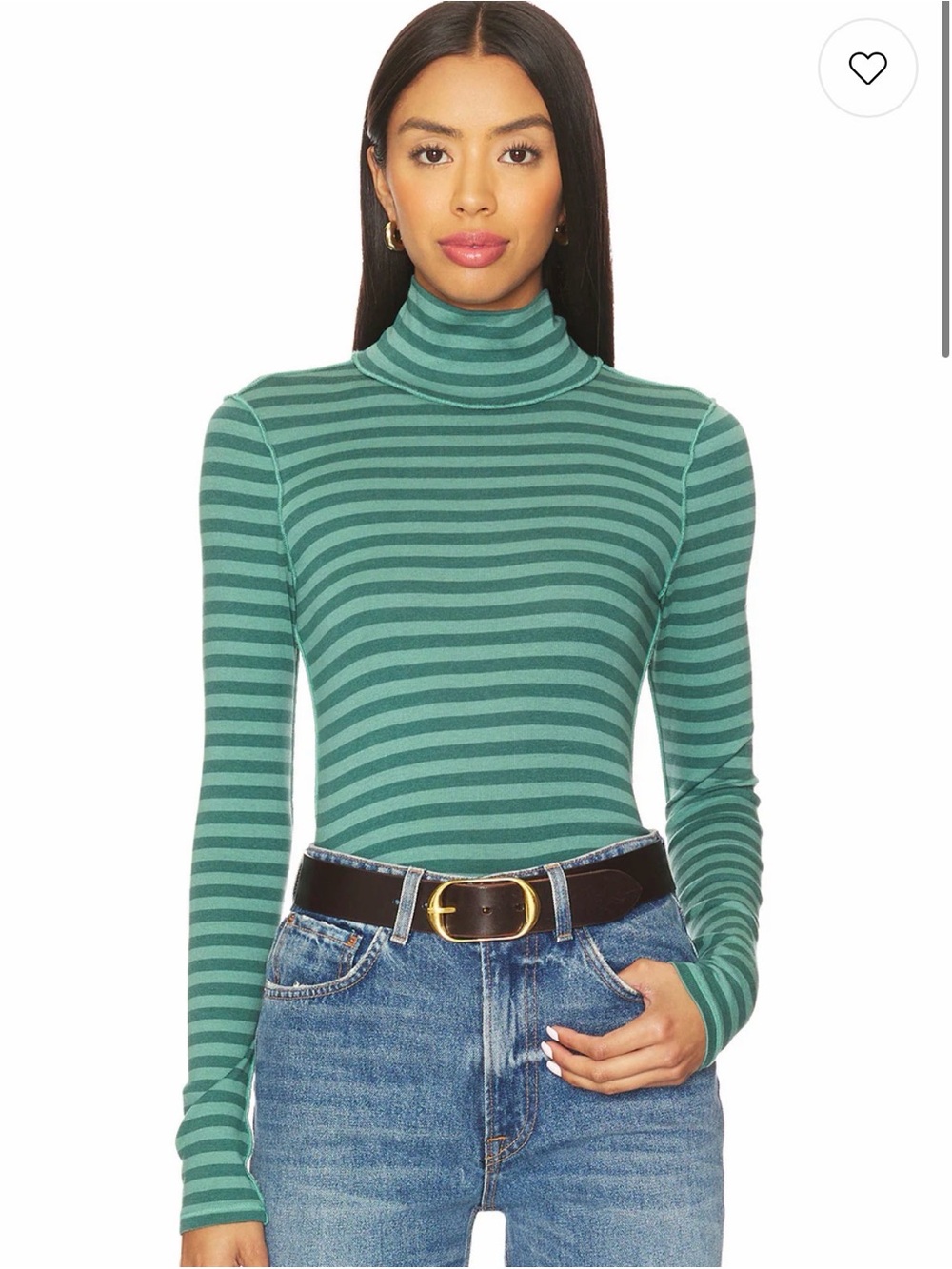 We The Free Good Good Turtle Stripe Top In Rainforest Combo